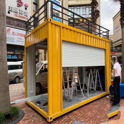 Colourful Camping Container House for Small Store Creative Design Steel Personalized