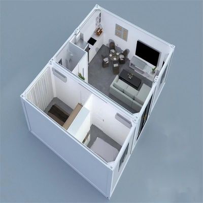 Modular Double Glazed Fast Build Prefab Flat Pack Container House for Office Building