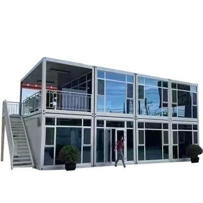 Temporary Site Activity Board Container House with Integrated Mini Storage Buildings