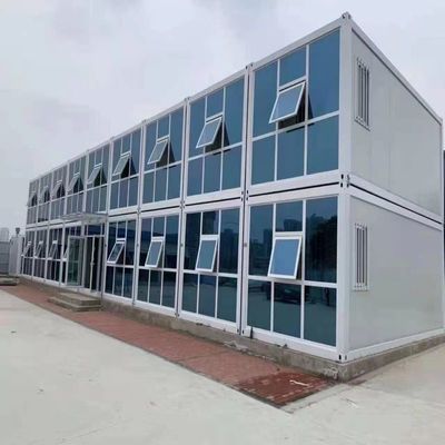 Temporary Site Activity Board Container House with Integrated Mini Storage Buildings
