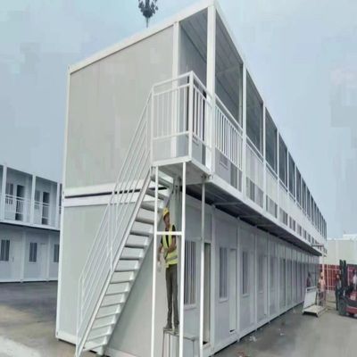 Temporary Site Activity Board Container House with Integrated Mini Storage Buildings