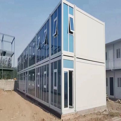 Temporary Site Activity Board Container House with Integrated Mini Storage Buildings
