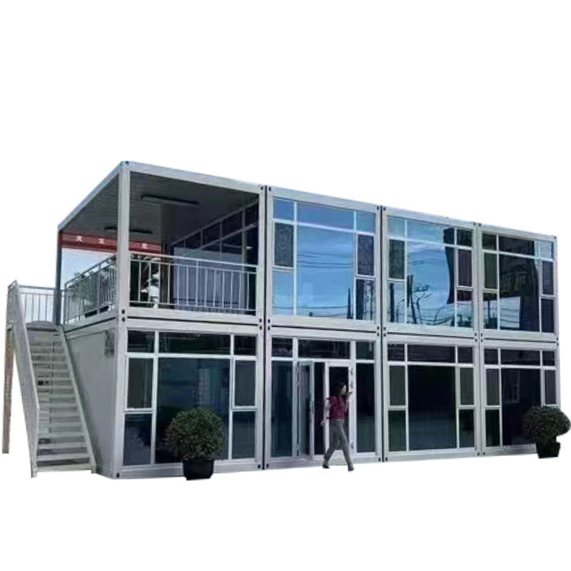 Temporary Site Activity Board Container House with Integrated Mini Storage Buildings