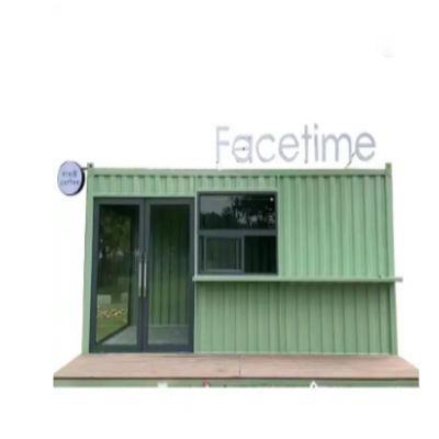 qualidade Prefabricado de aço painel de sanduíche Container House para Café Modern fábrica
