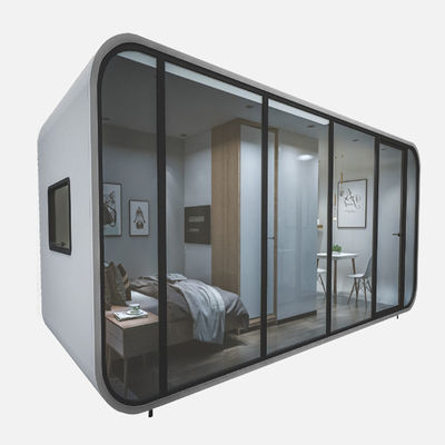 Office Tiny House On Wheels Trailer com Design de Modelo 3D pré-fabricado